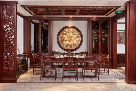 華行大家居紅木整裝定制茶室