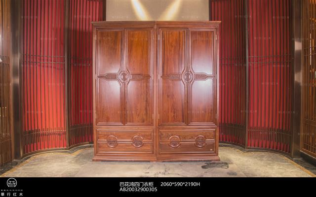 巴花鴻運四門衣柜