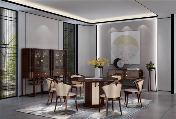 華行紅木·黑酸枝錦時(shí)系列餐廳